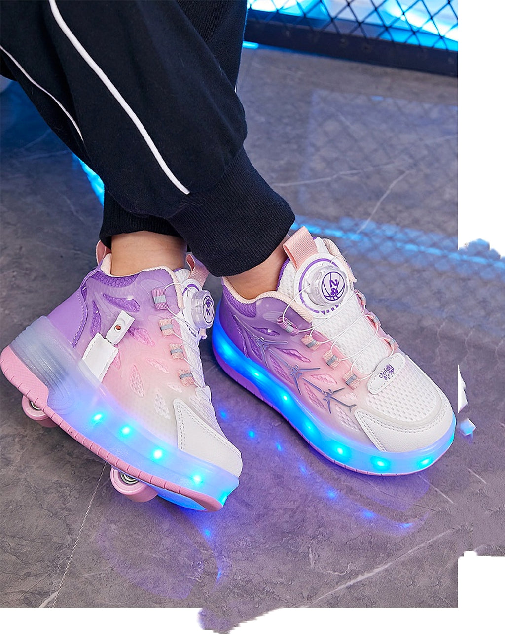 FlashRoll™ – Light-Up Knob Skates for Kids - enhanced image 4