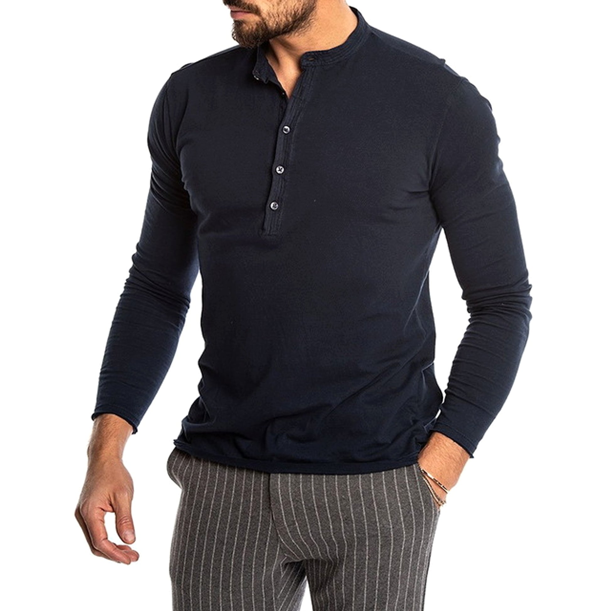 Classic Long Sleeve Linen T-Shirt – Breathable, Lightweight, Everyday Comfort - enhanced image 4