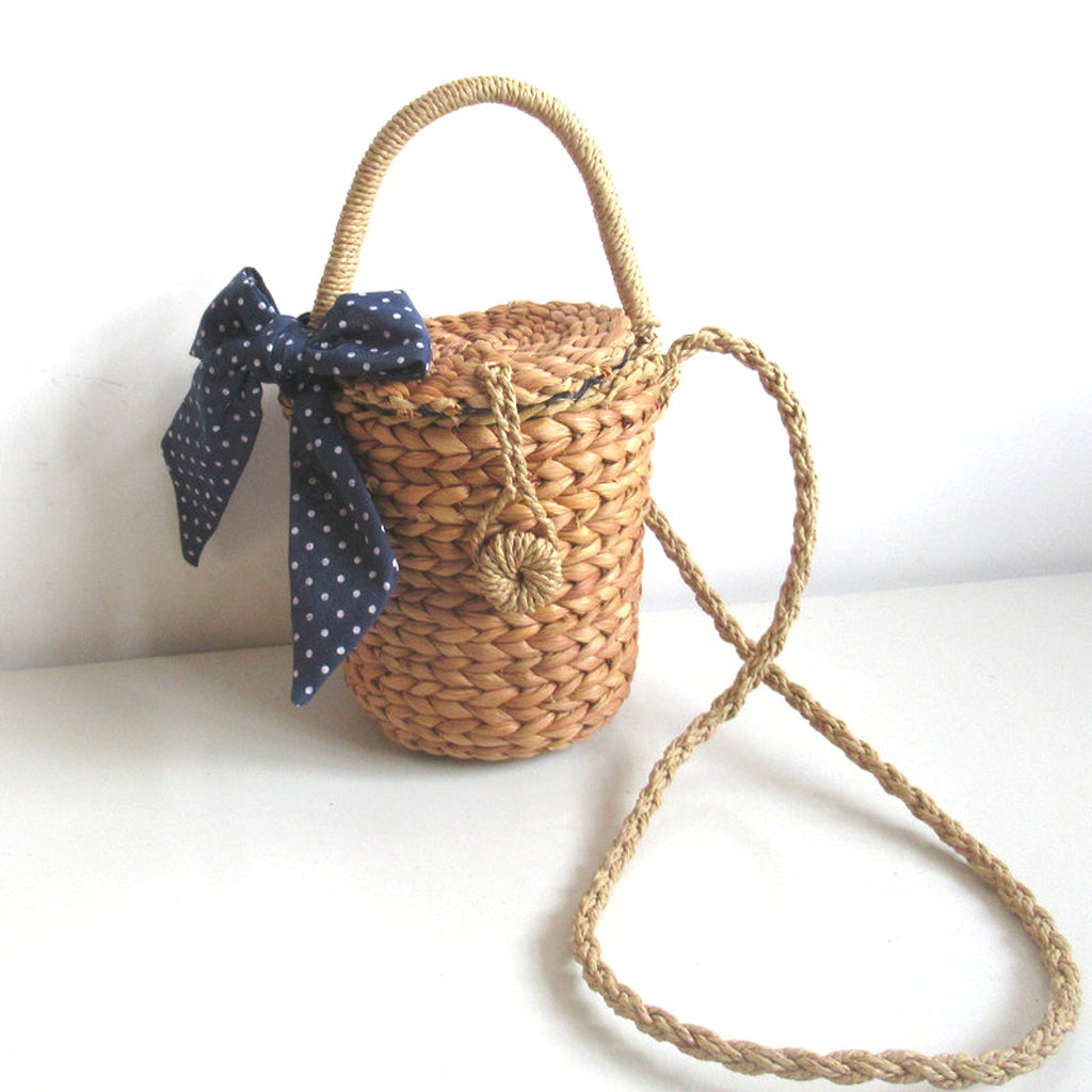 CornBelle™ – Mini Cylinder Woven Bag - enhanced image 4