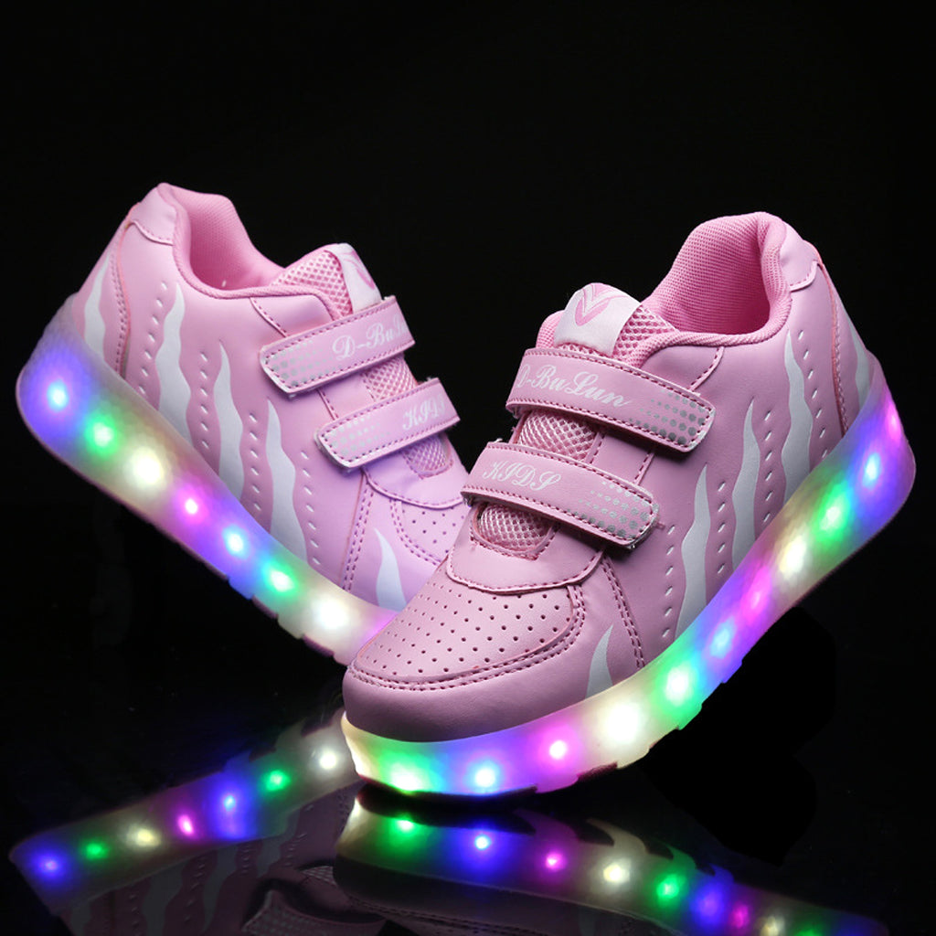 Creative Charging Children's LED Light Roller Skates - enhanced image 4