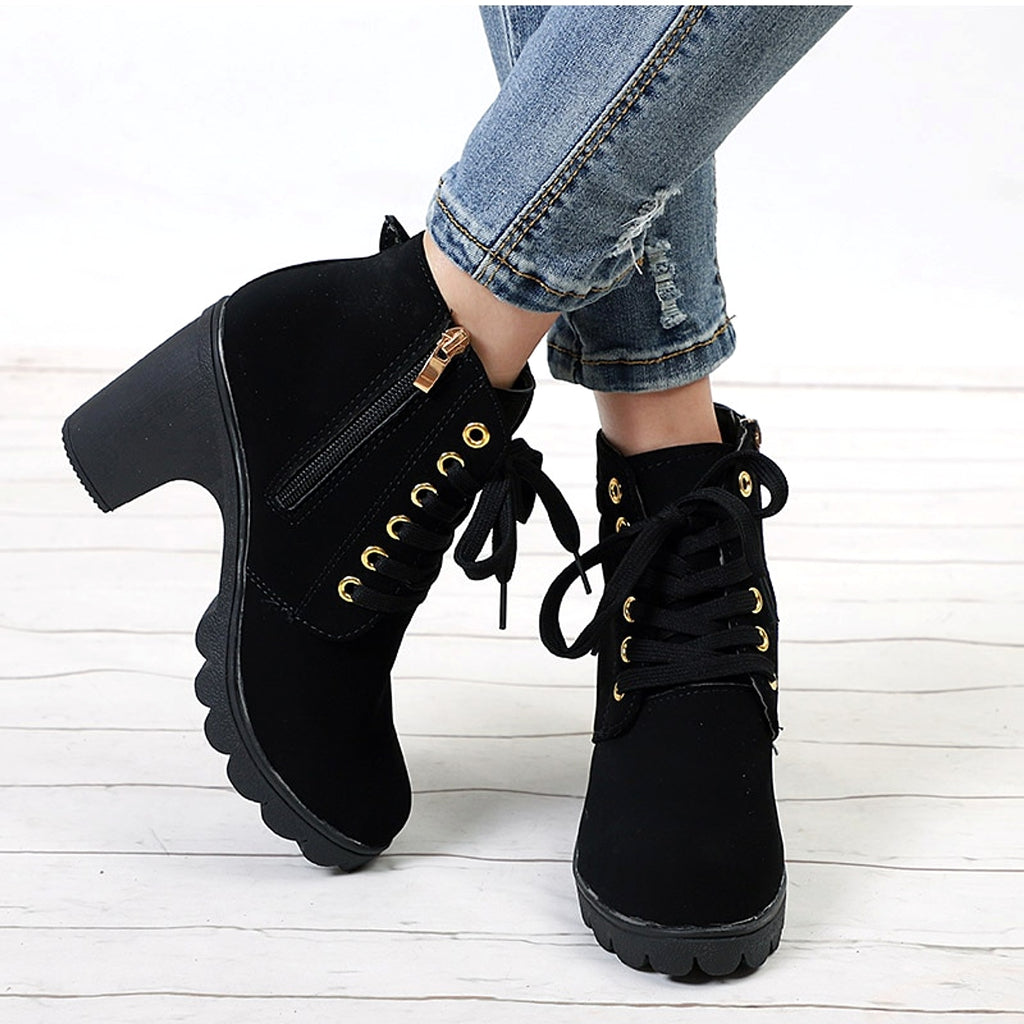 A.1 Cross strappy boots Women - enhanced image 4