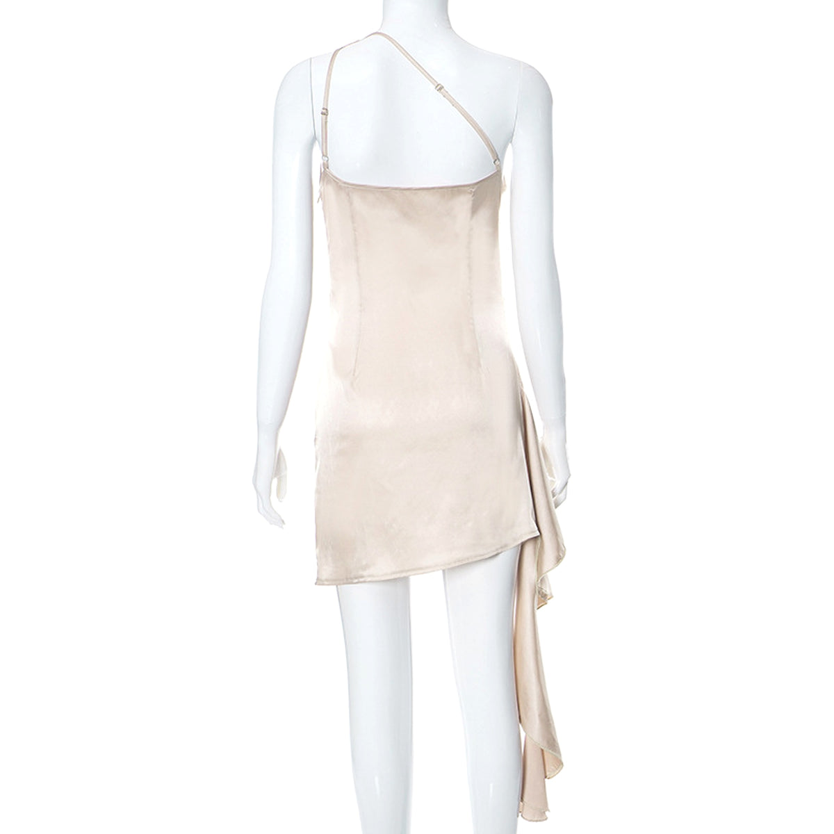 Crossbody Sleeveless Slim Fit Dress - enhanced image 4