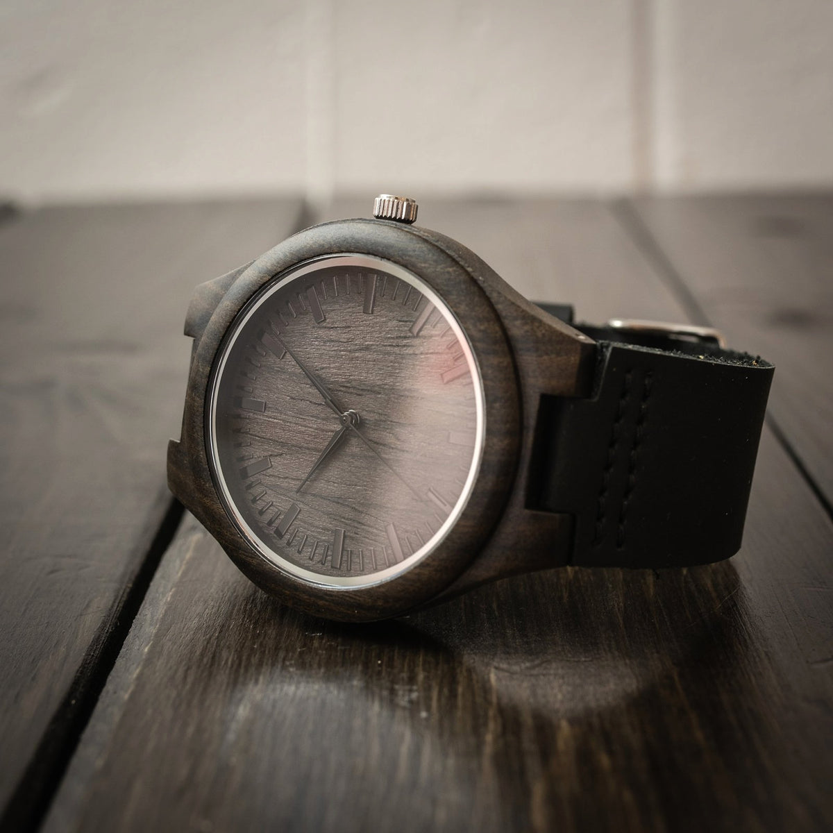 Custom Engraved Wooden Watch – Personalized Gift for Him - enhanced image 4