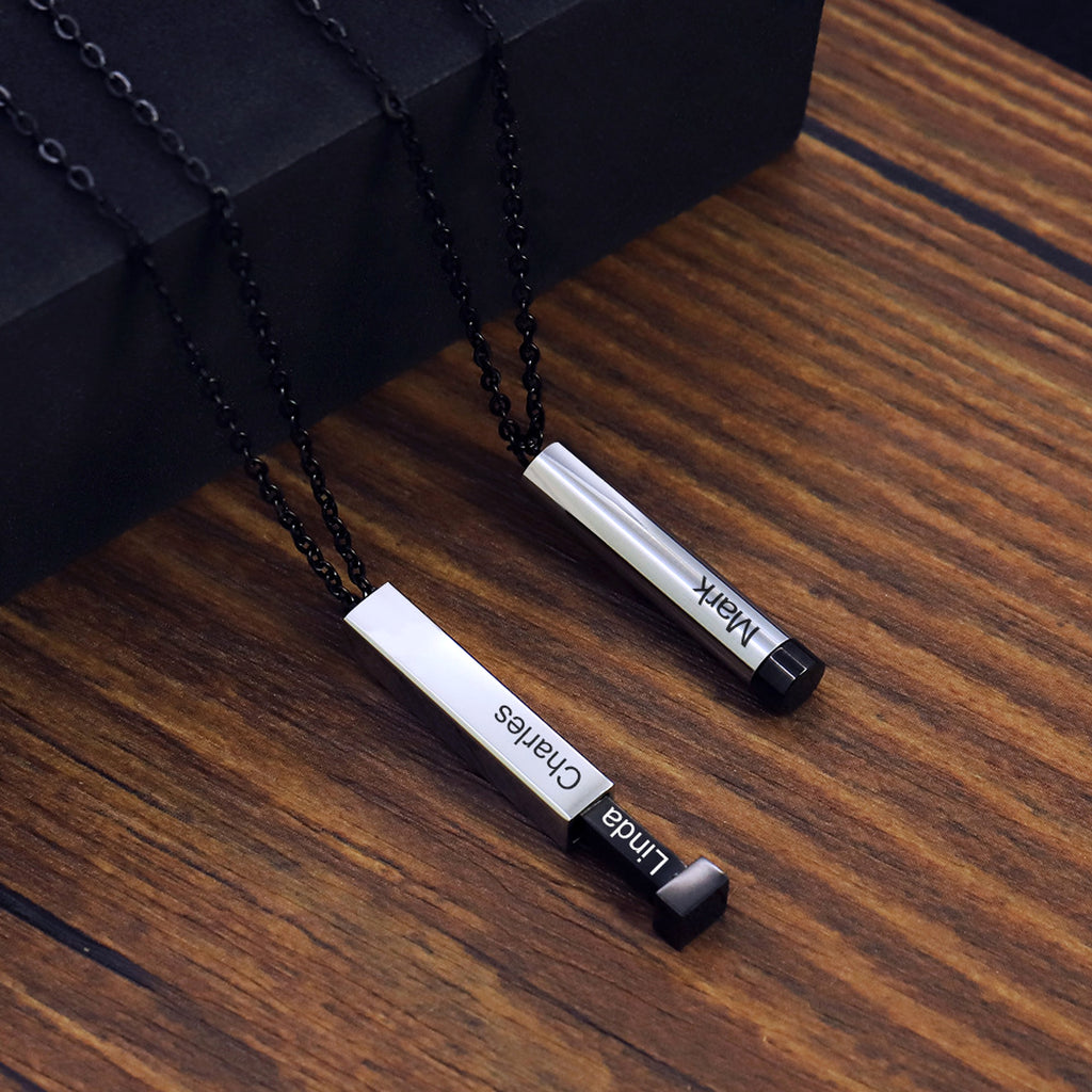 Personalized Lovers Name Necklace – Elegant Custom Jewelry for a Special Connection - enhanced image 4