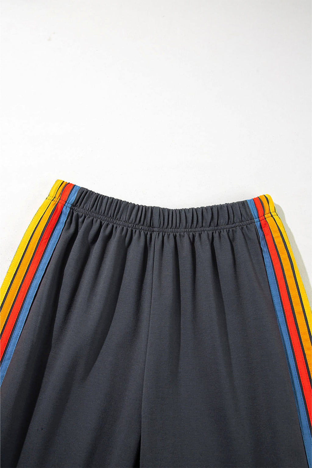 Dark Grey Counting Rainbows High Waist Sweatpants - enhanced image 4