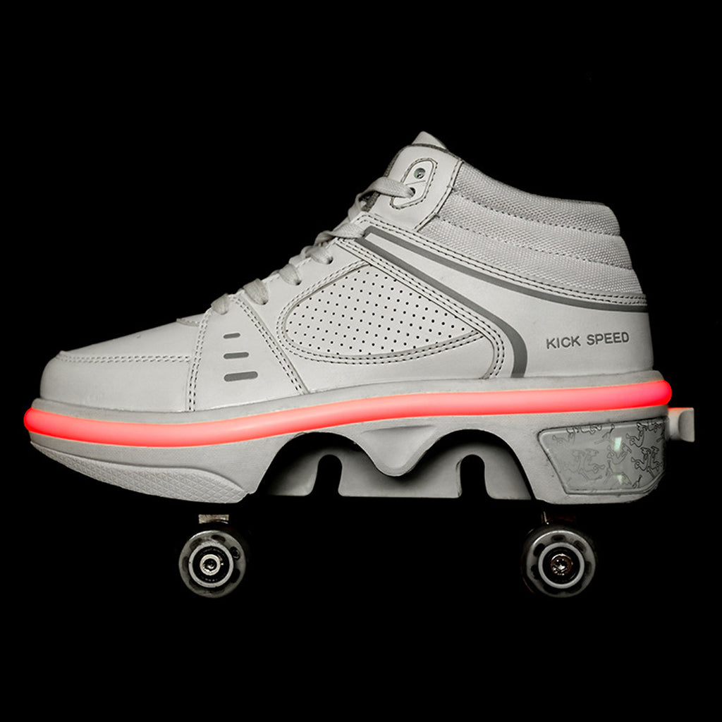Deformation Shoes Double Row Rune Roller Skates - enhanced image 4