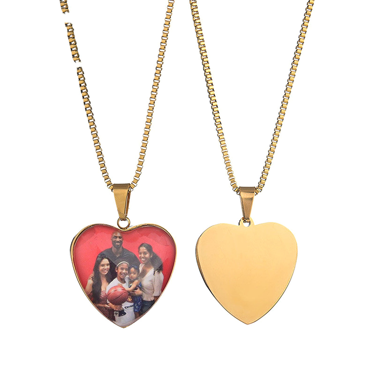 DIY Stainless Steel Love Photo Necklace - enhanced image 4