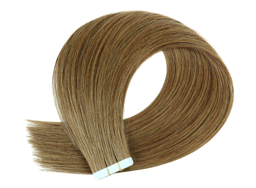 Double-sided Adhesive Hair Extension Piece PU Hair Wig - enhanced image 4