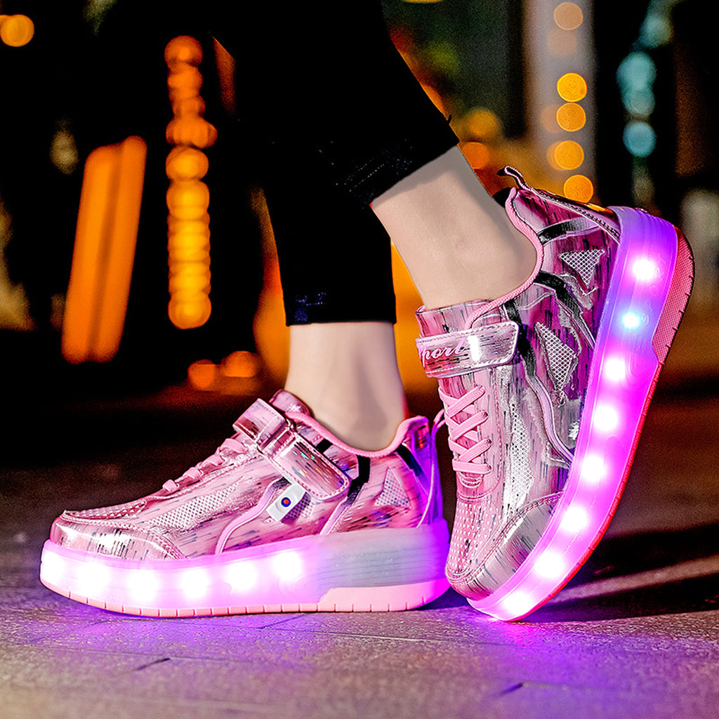 Fashionable Personality Detachable Roller Shoes For Boys - enhanced image 4