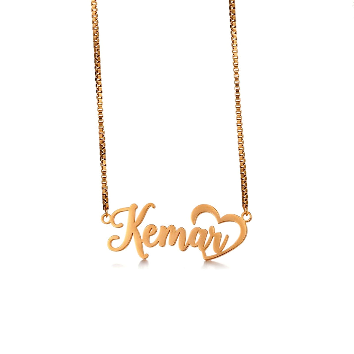 Fashionable Stainless Steel Simple English Name Clavicle Private Necklace - enhanced image 4
