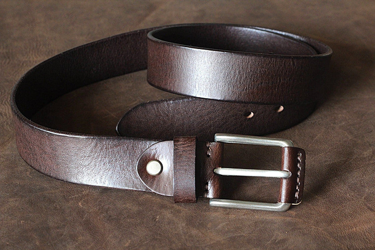First Layer Cowhide Handmade Belt Men's Pin Buckle Belt