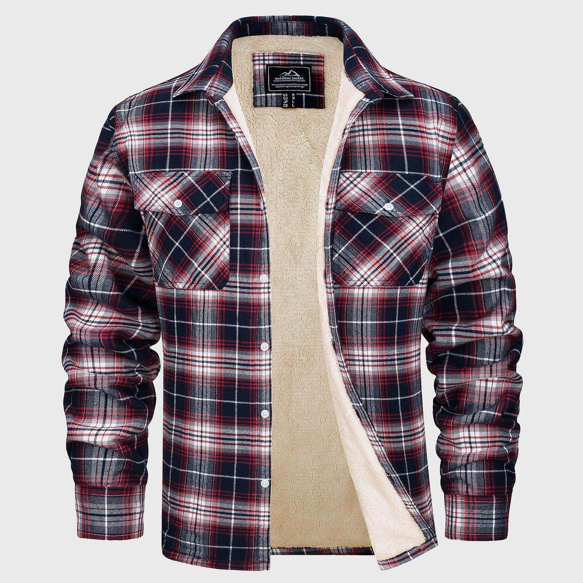 NordTrail™ – Fleece-Lined Lumberjack Shirt Jacket - enhanced image 4