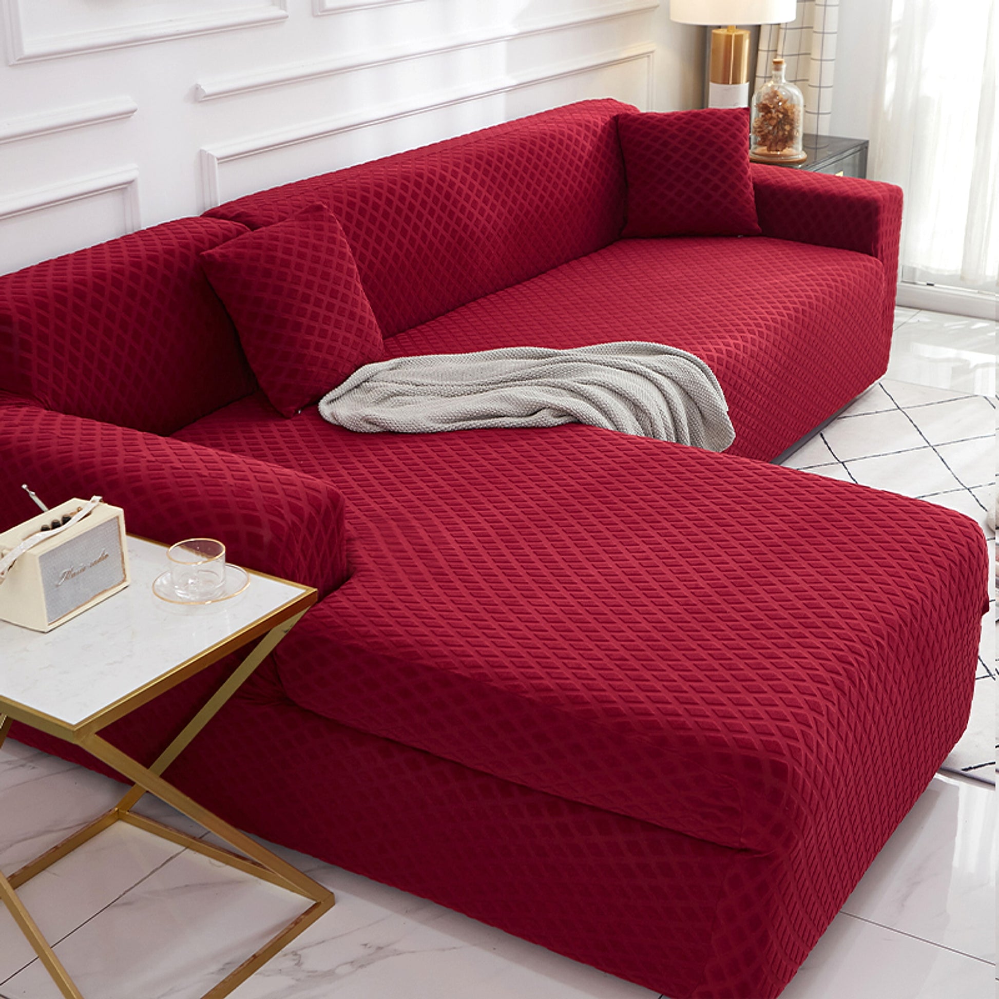 FlexLuxe™ – Full Stretch Sofa Cover for Modular Sofas - enhanced image 4