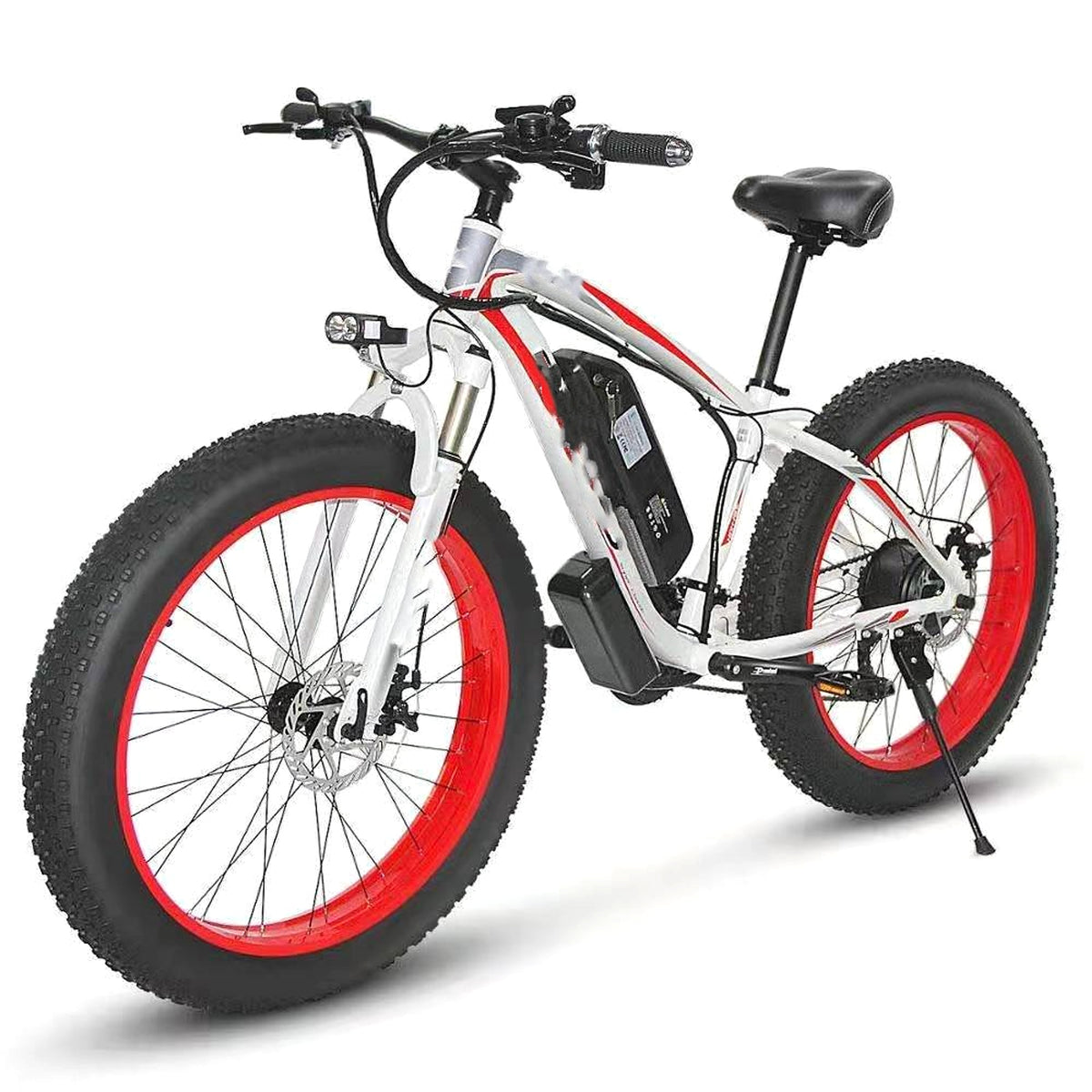 Forever™ E-Glide Snow 26 – Electric Mountain Bike (21-Speed, 350W, Fat Tire) - enhanced image 4