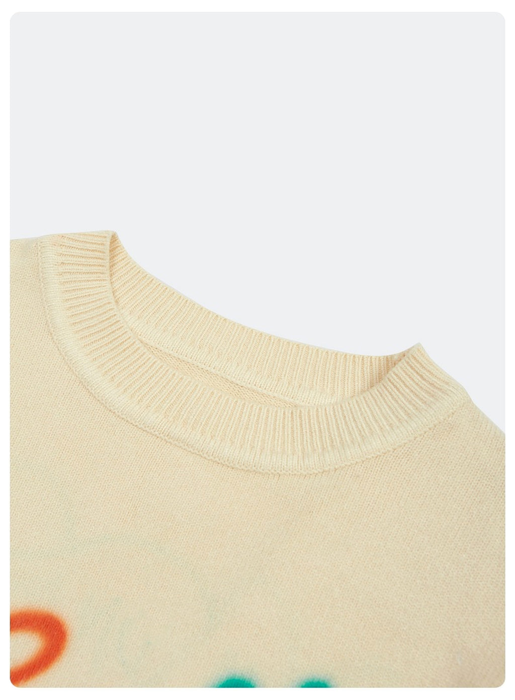 Graffiti Printed Loose Warm Sweater Women - enhanced image 4