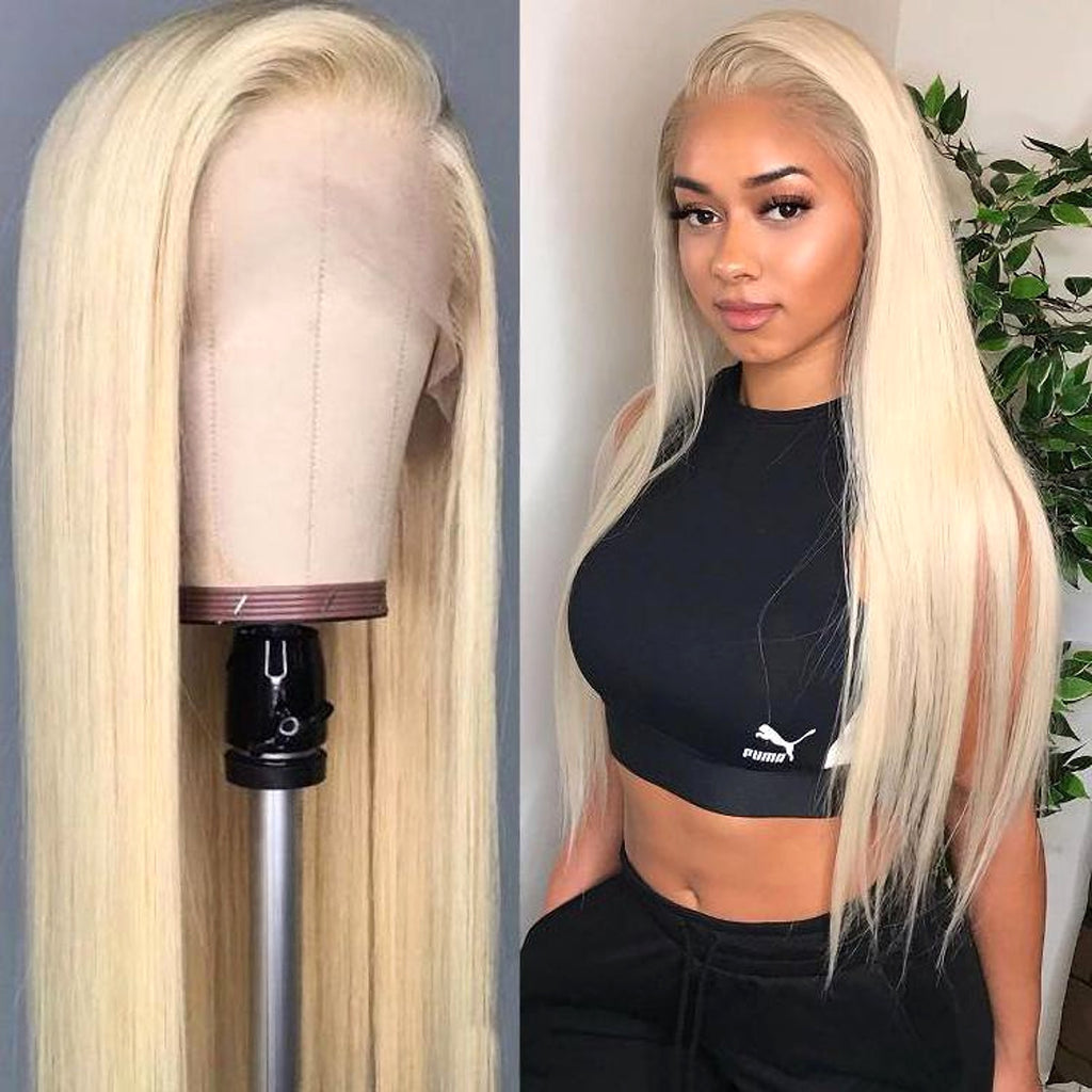 VelvetGlow Headband Wig Blonde - enhanced image 4