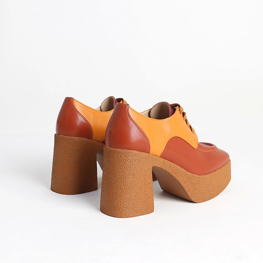 Heighten the thick heel shoe - enhanced image 4