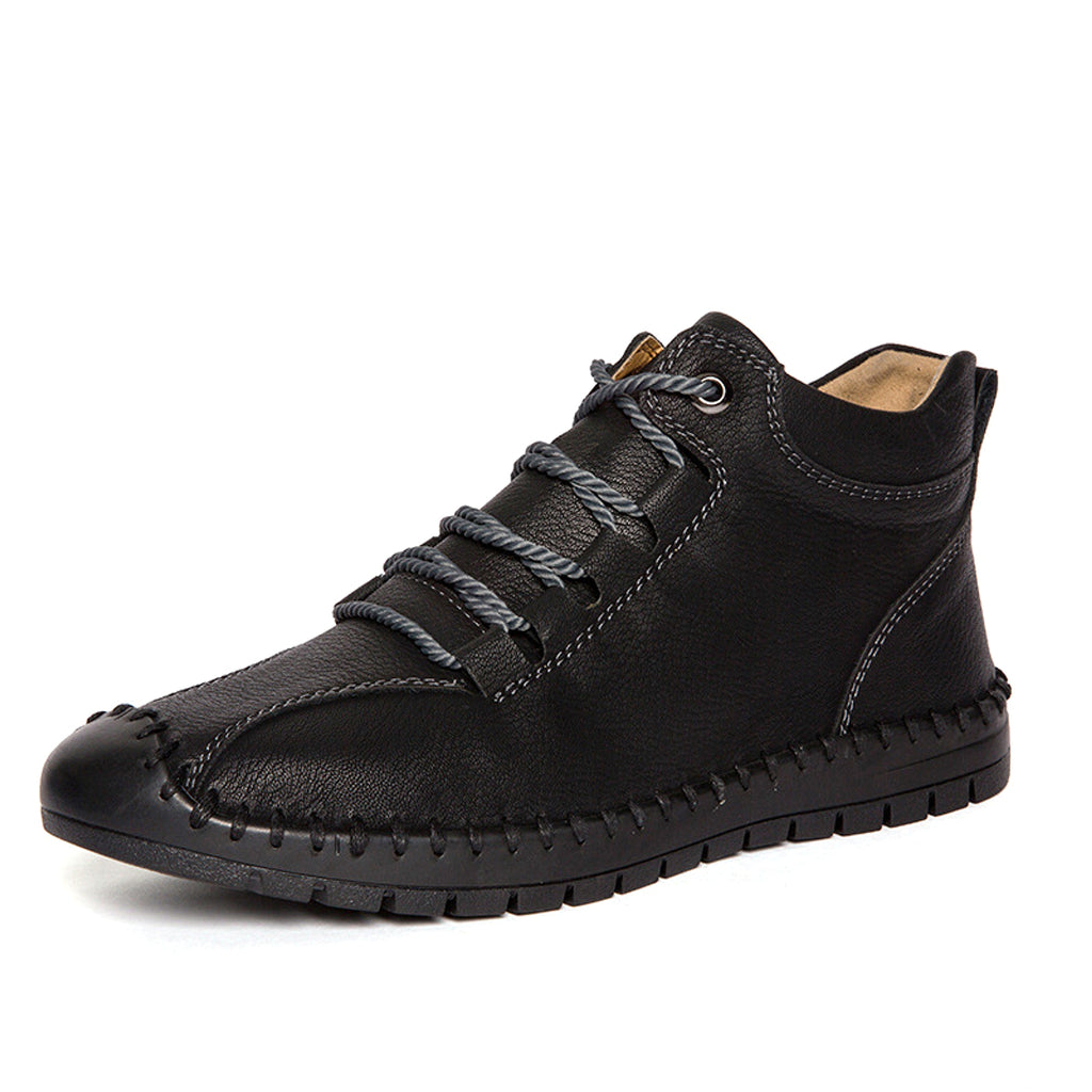 Hercule - Bottines en Cuir avec Lacets - enhanced image 4