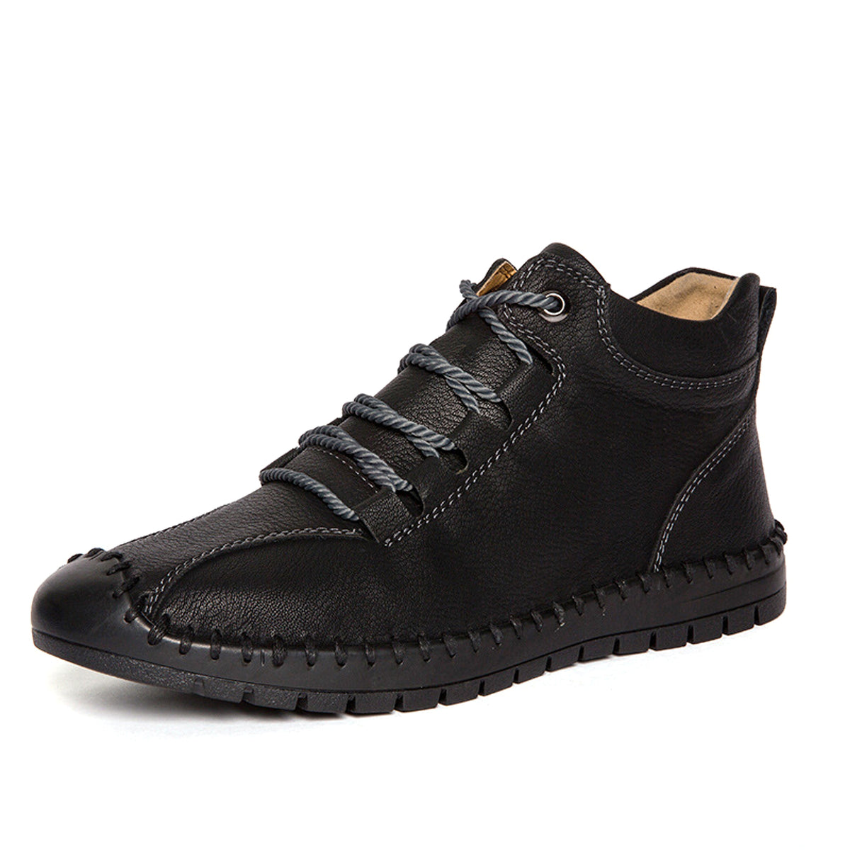 Hercule - Bottines en Cuir avec Lacets - enhanced image 4