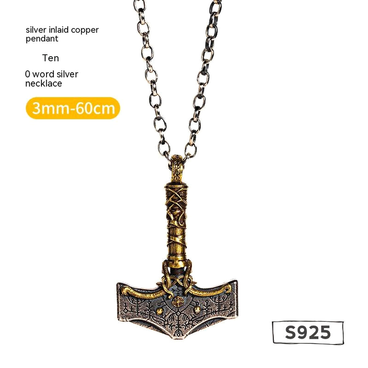 ⚜️ HF™ – Carved Silver Pendant | Heritage Edition - enhanced image 4