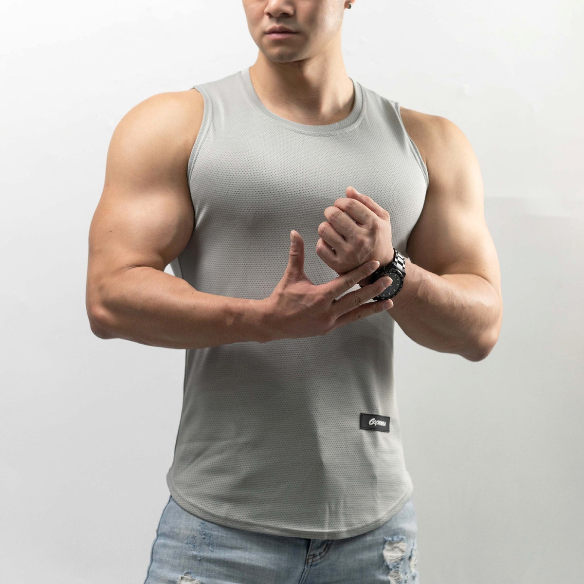 Ice Silk Vest Men's Sport T-shirt Summer - enhanced image 4