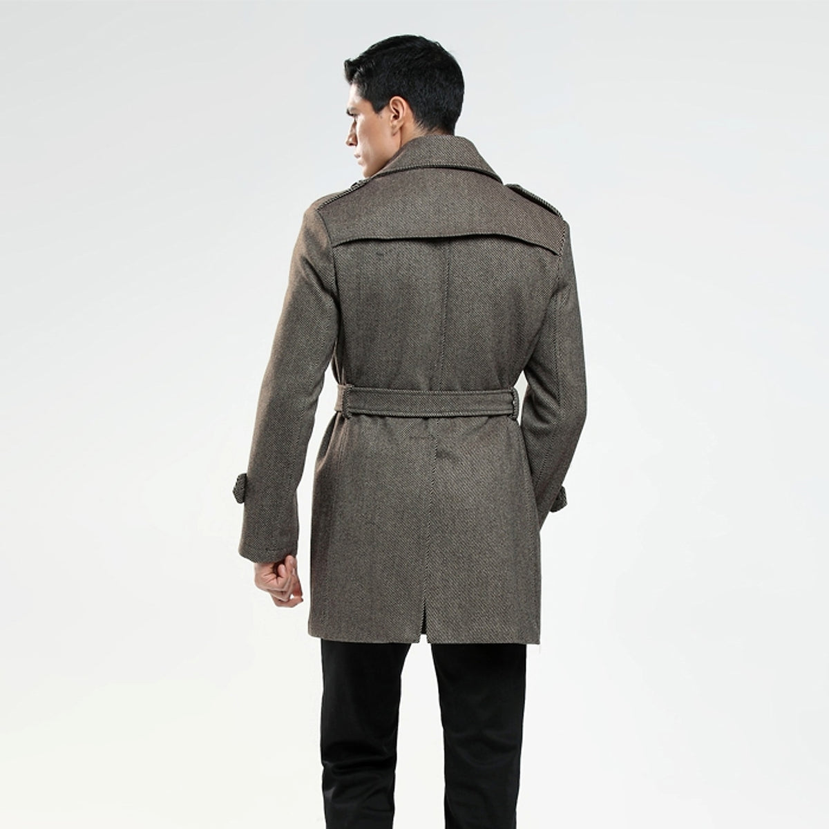 Korean Chic™ Men's Wool Coat – Sophistication & Modern Style - enhanced image 4