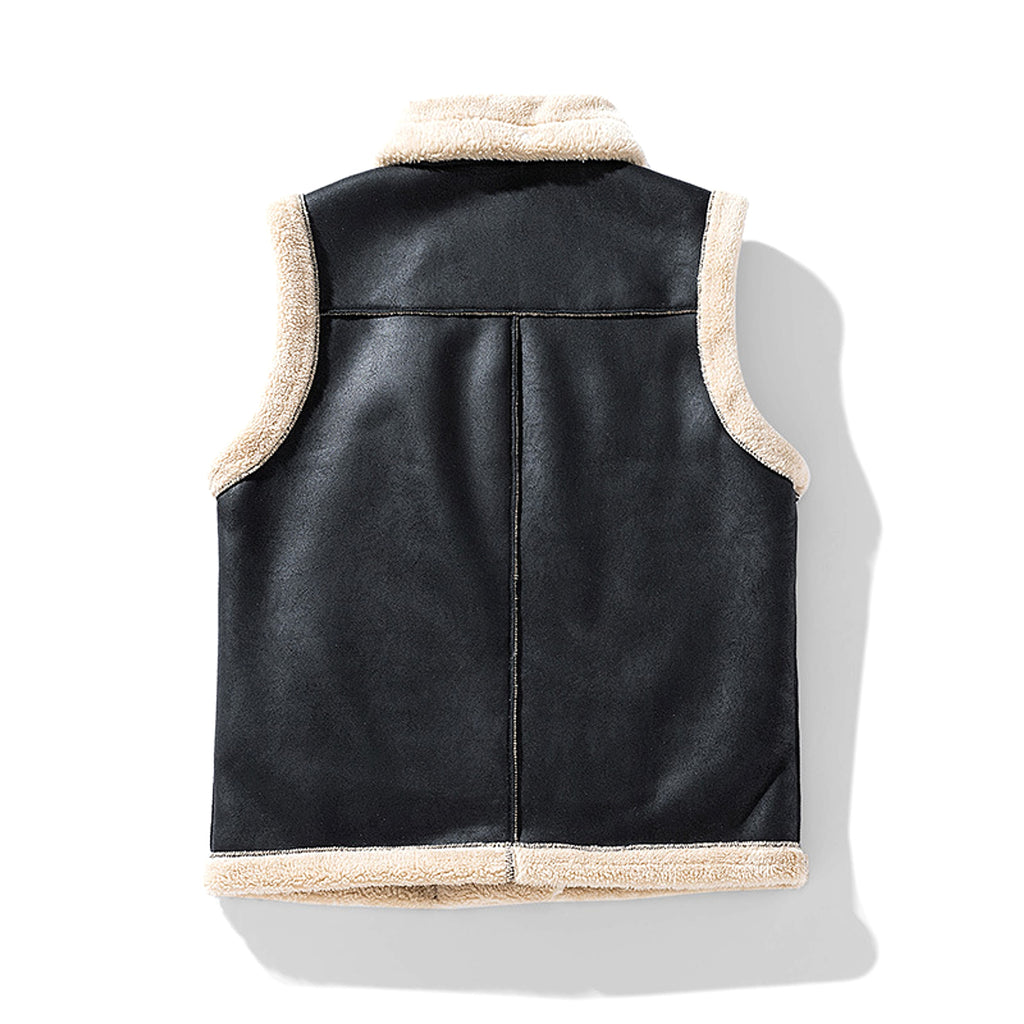 Lambswool Vest Coat Men's Jacket - enhanced image 4
