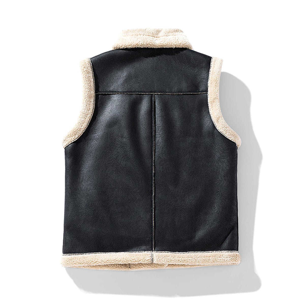 Lambswool Vest Coat Men's Jacket - enhanced image 4