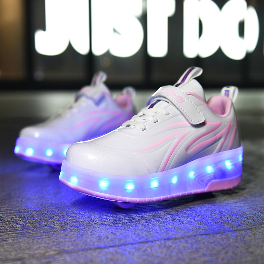 Light Charging Pulley Shoes Single And Double Wheels - enhanced image 4