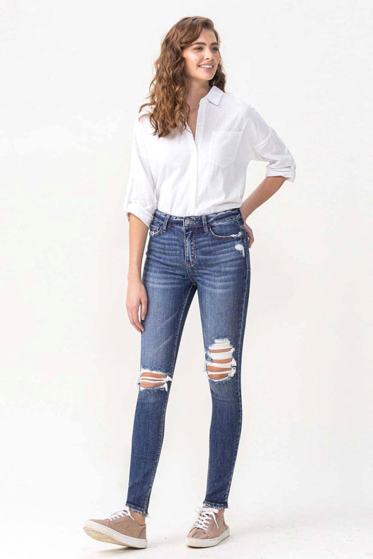 Lovervet Hayden Full Size High Rise Skinny - enhanced image 4
