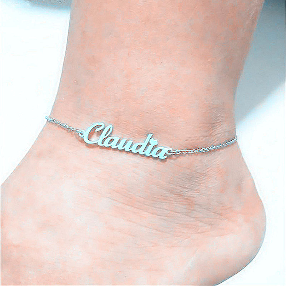LuxeJewels™ – Personalized Alphabet Anklet (Titanium Steel) - enhanced image 4