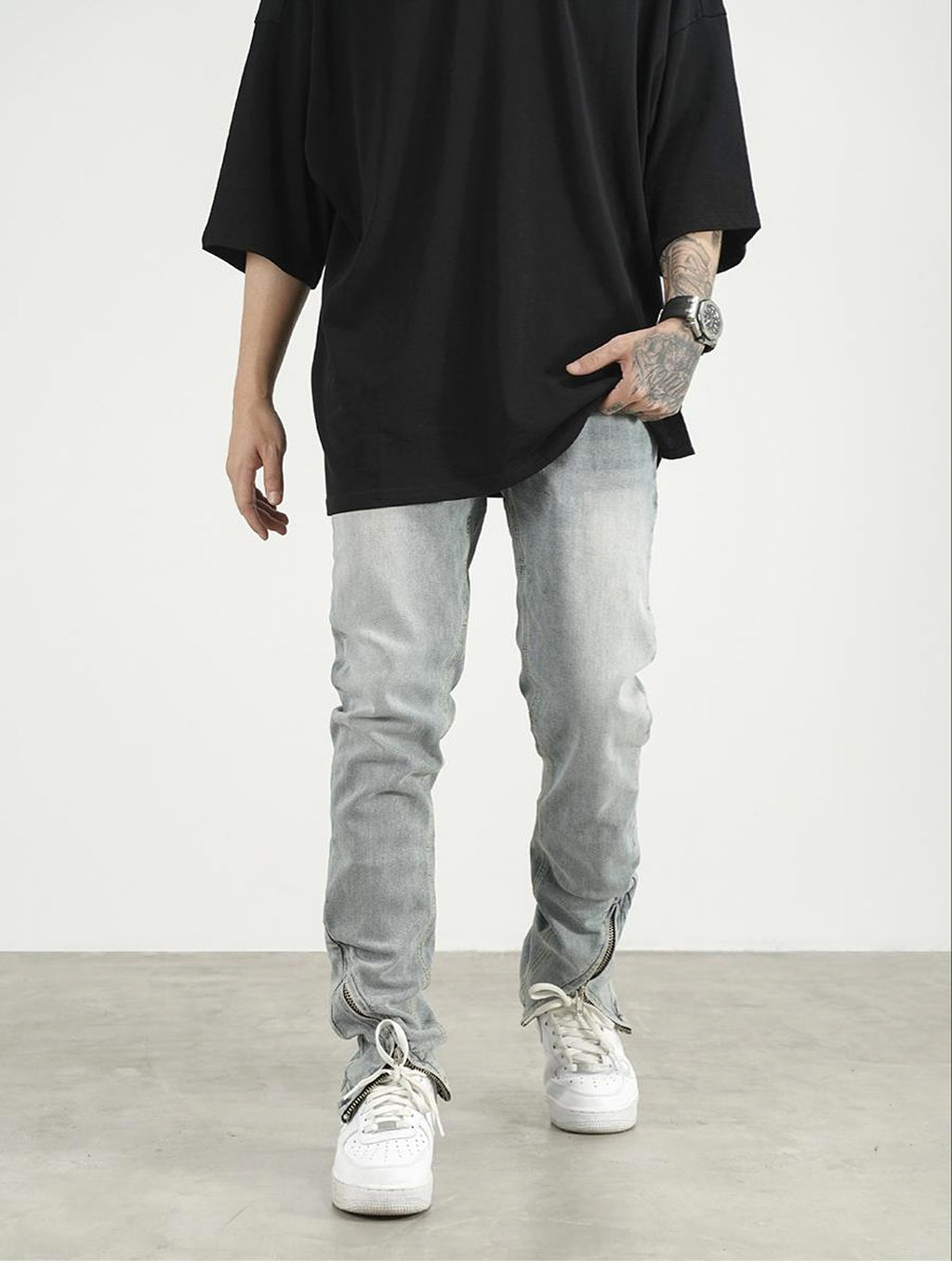 EdgeSplit™ – High Street Slim Jeans with Zipper Hem - enhanced image 4
