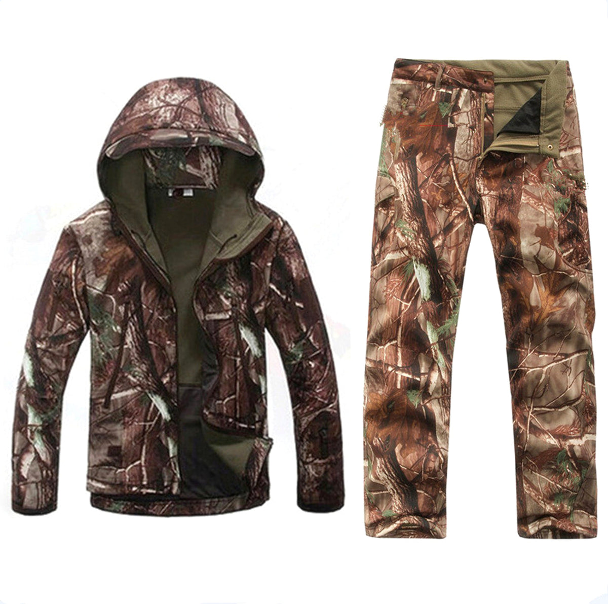 Men Outdoor Windproof And Waterproof Warm Rushing Jacket - enhanced image 4