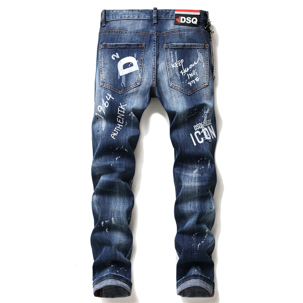 men jeans famous D2 Men slim jeans - enhanced image 4