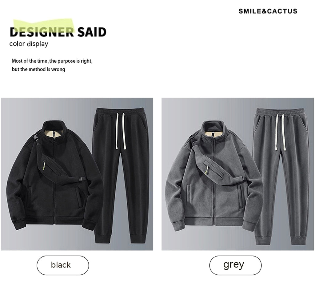 Men 's Fleece Tracksuit - enhanced image 4