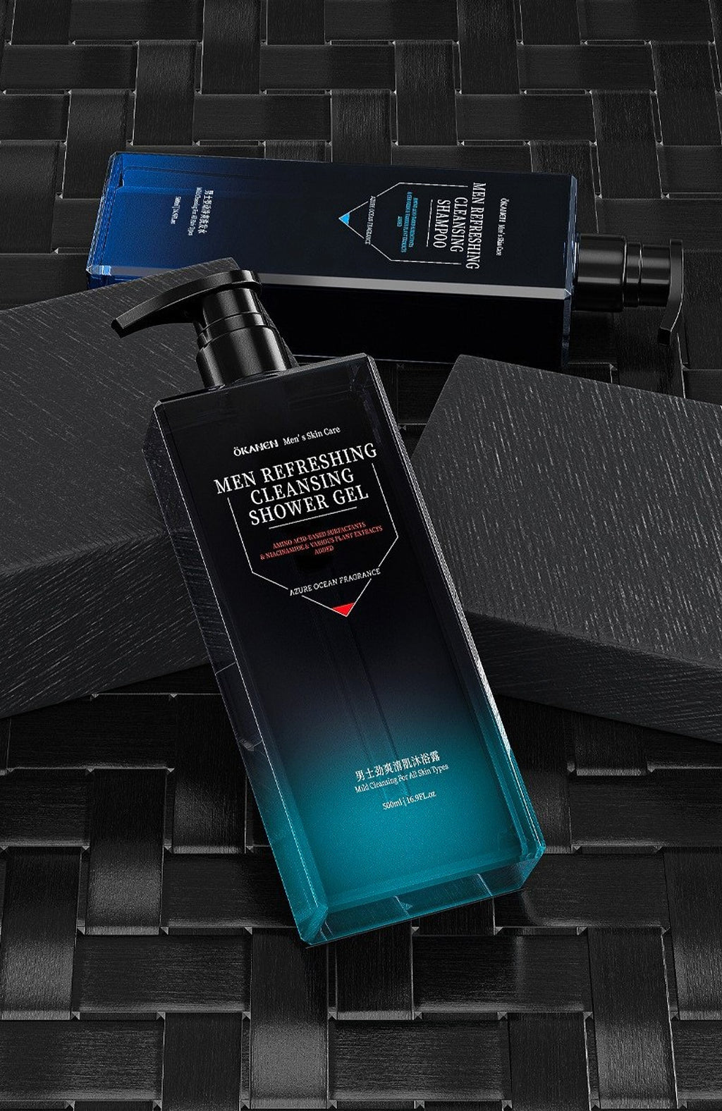Men’s Shower Gel + Shampoo Set (2×500ml) - enhanced image 4