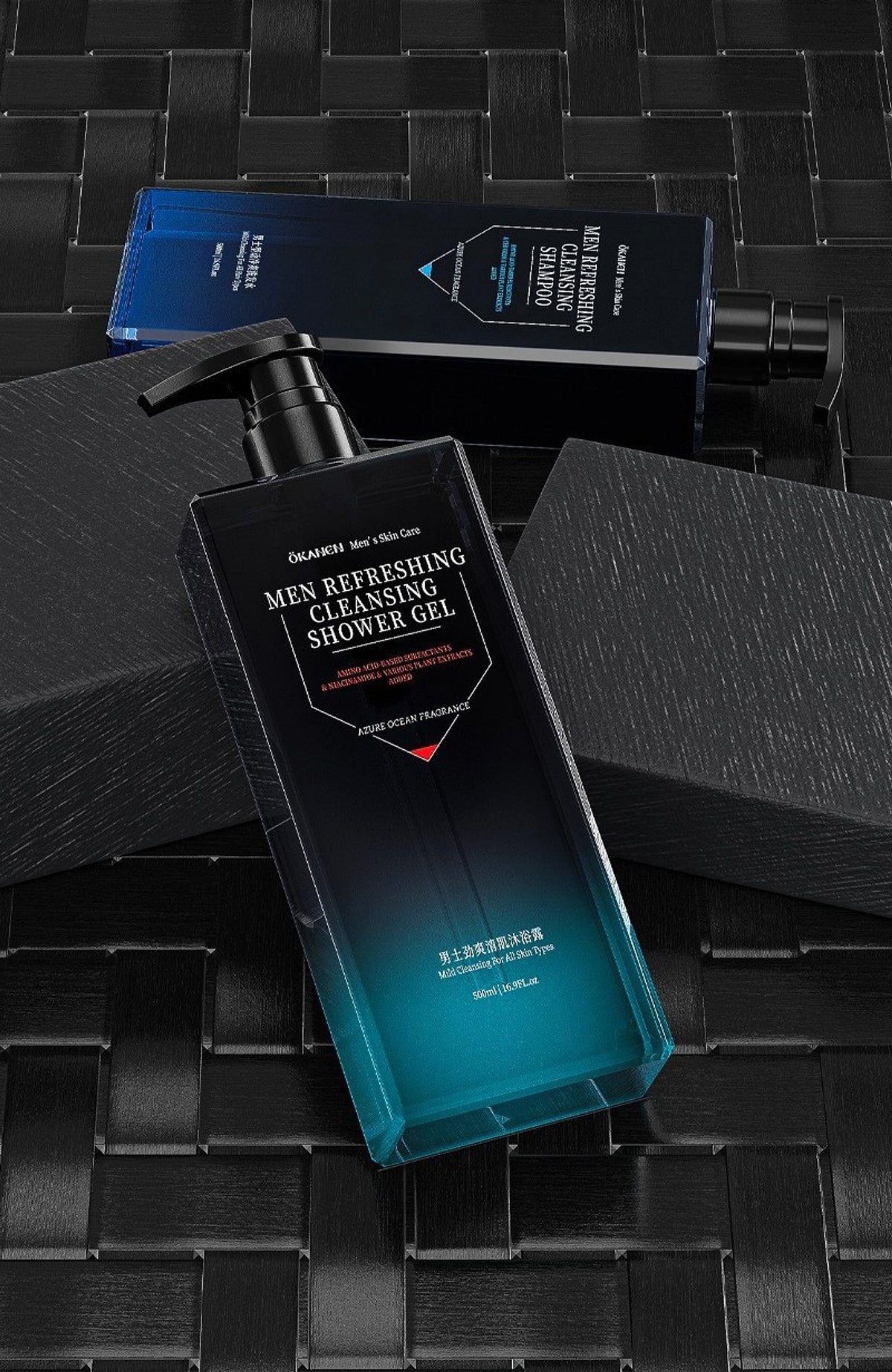 Men’s Shower Gel + Shampoo Set (2×500ml) - enhanced image 4
