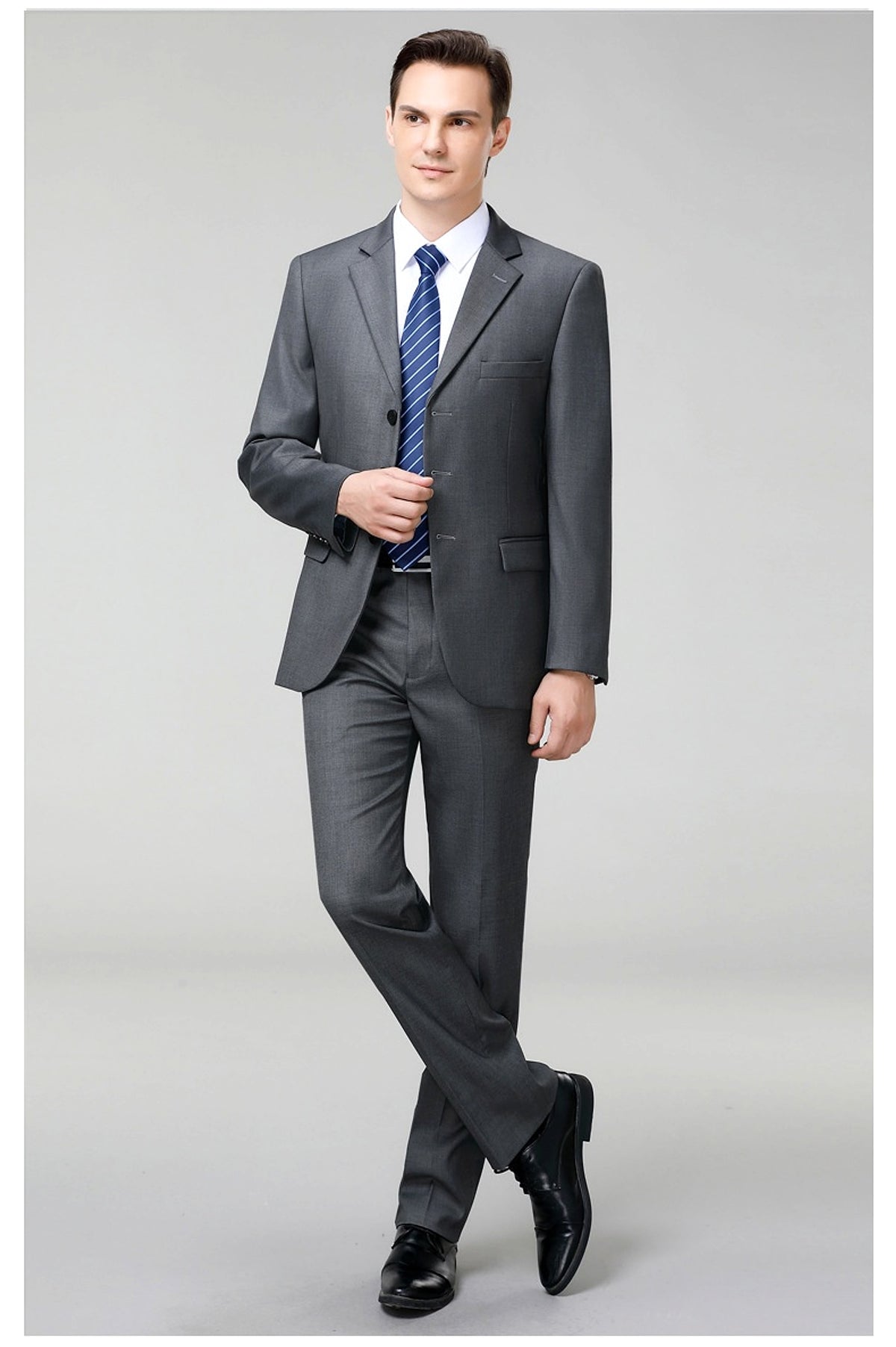 Men's Business Formal Groom Dress Wedding - enhanced image 4