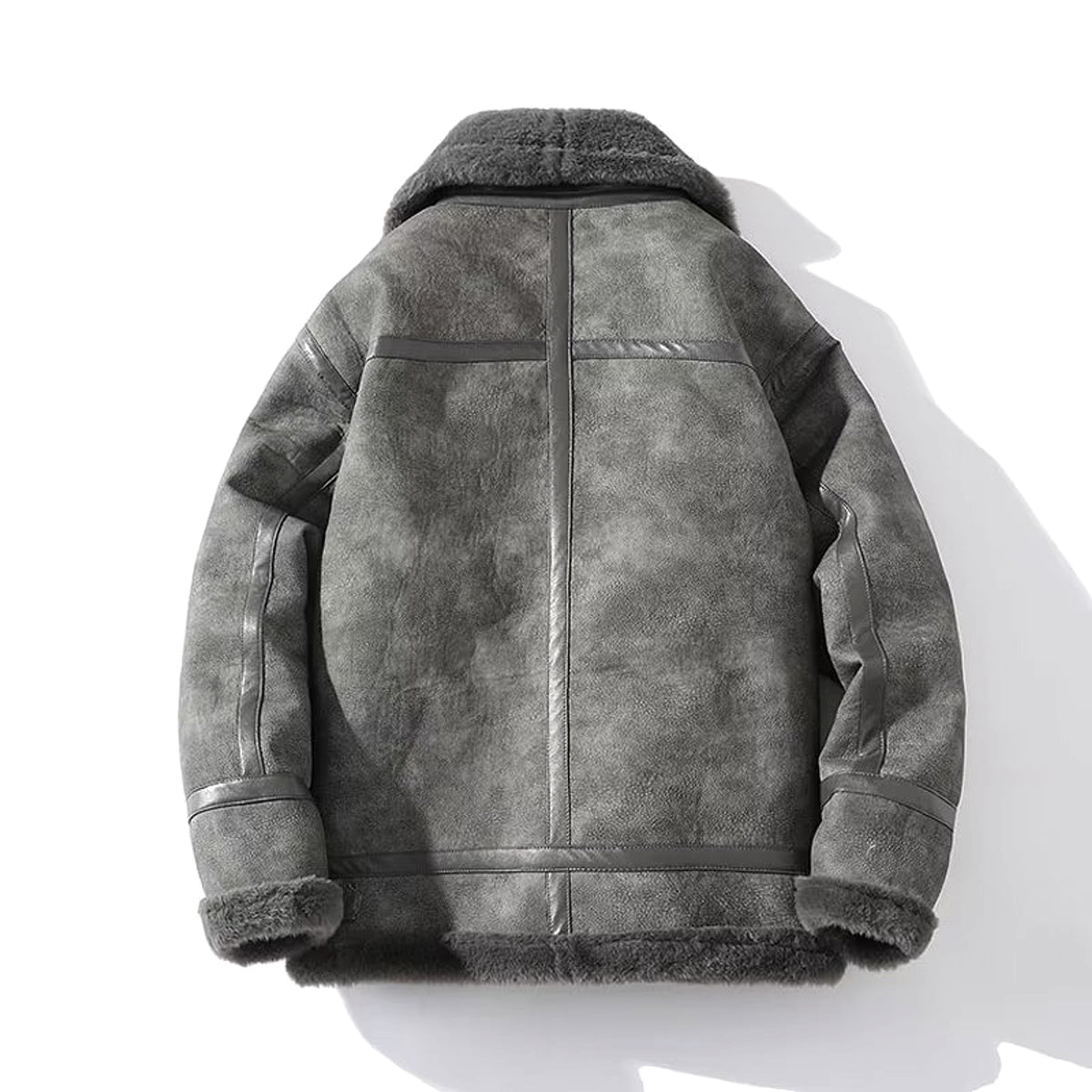 A.1 Men's Jacket Retro Berber Fleece Coat - enhanced image 4