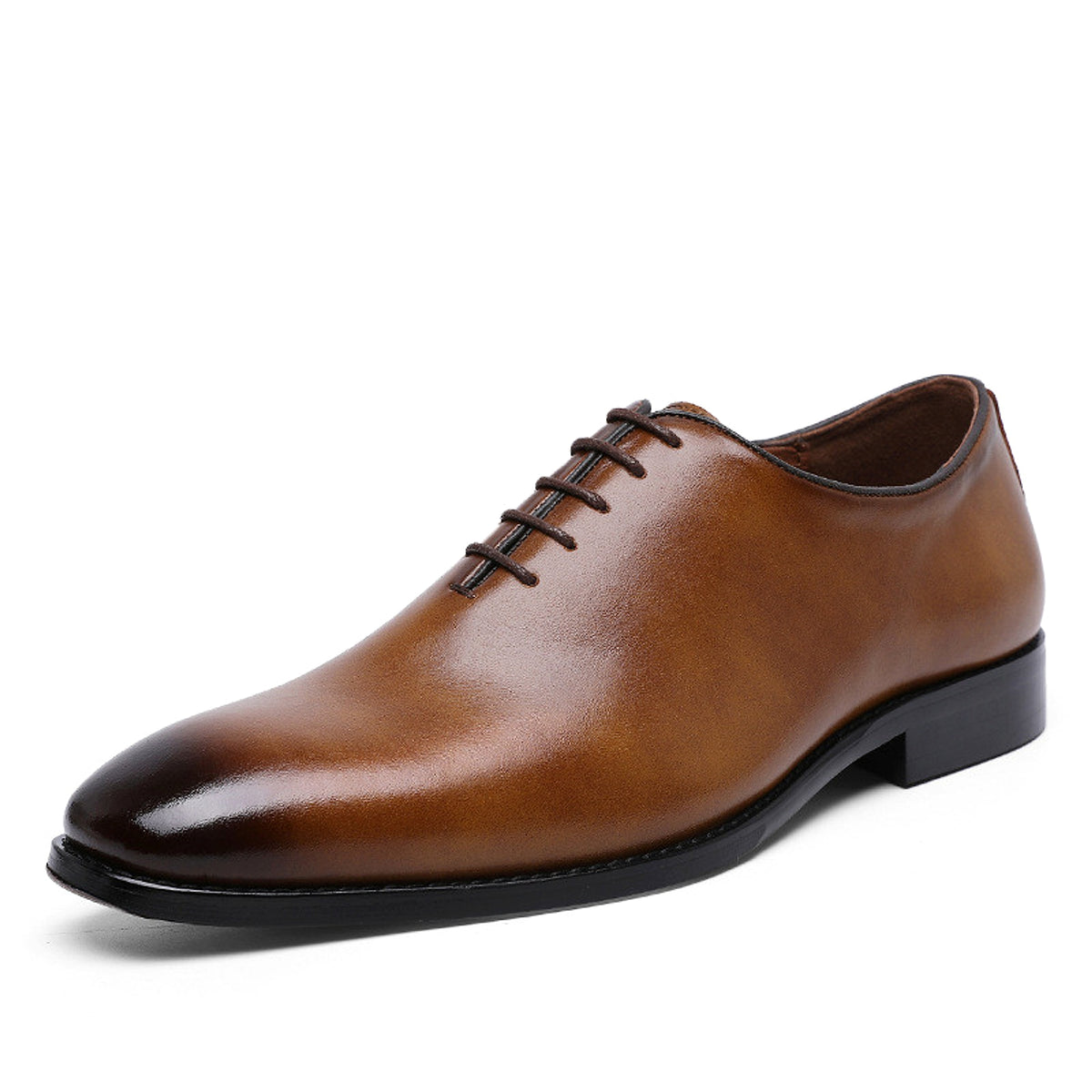Men's Cowhide Business Casual Rubber Shoes - enhanced image 4