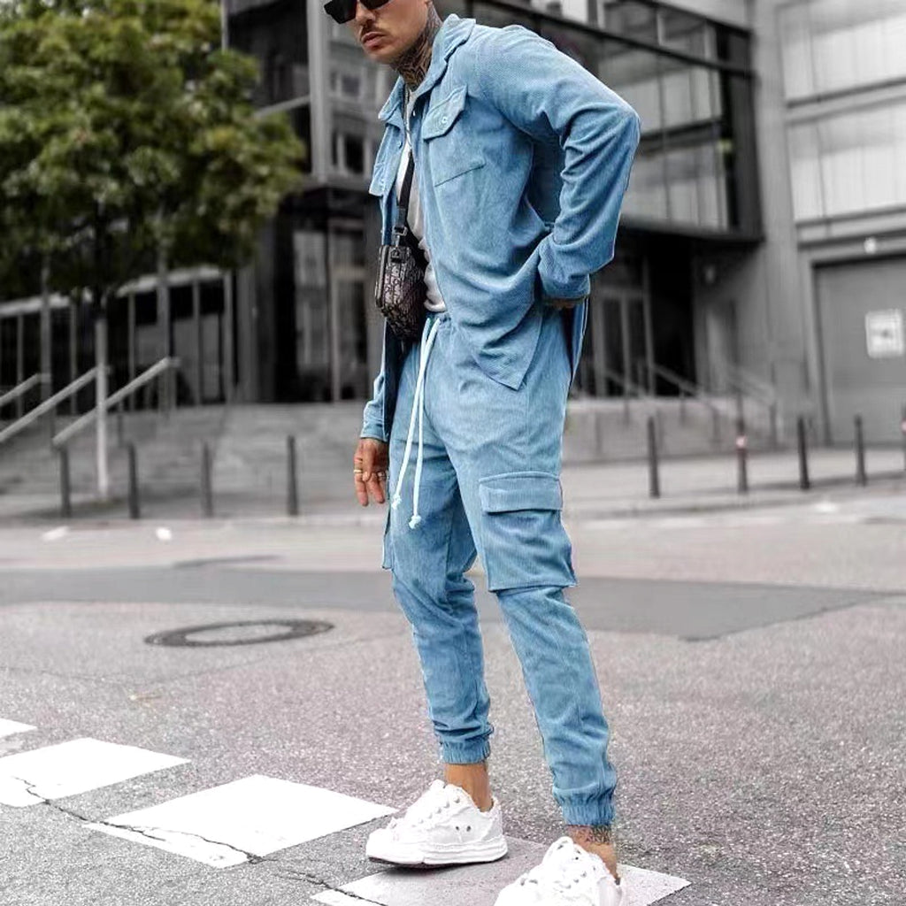 LUXEEDIT™ – Ribbed Street Tracksuit Set - enhanced image 4