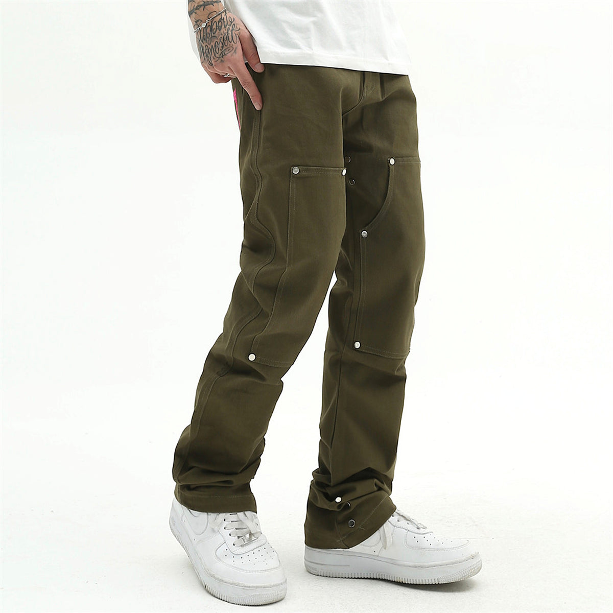 UrbanEdge™ – Embroidered Streetwear Jeans for Men (Handfinished) - enhanced image 4