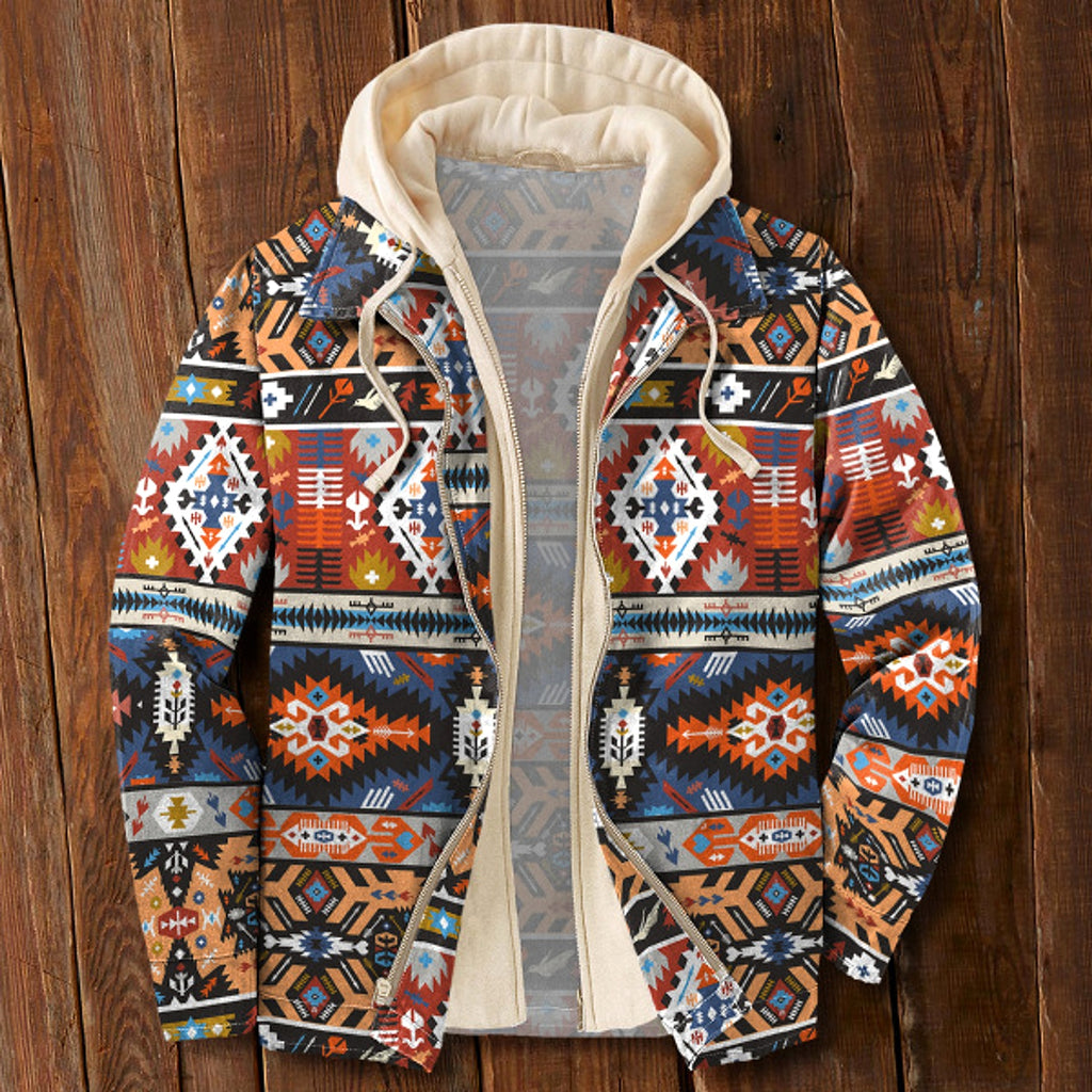 Men's Hooded Jacket Cotton - enhanced image 4