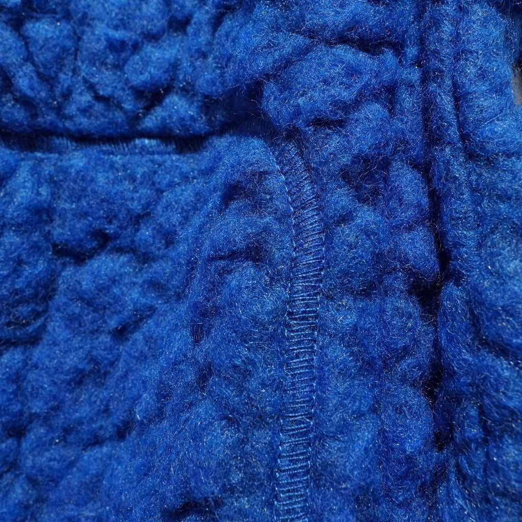Men's Klein Blue Loose Version Imitation Lamb Wool Fleece Jacket - enhanced image 4