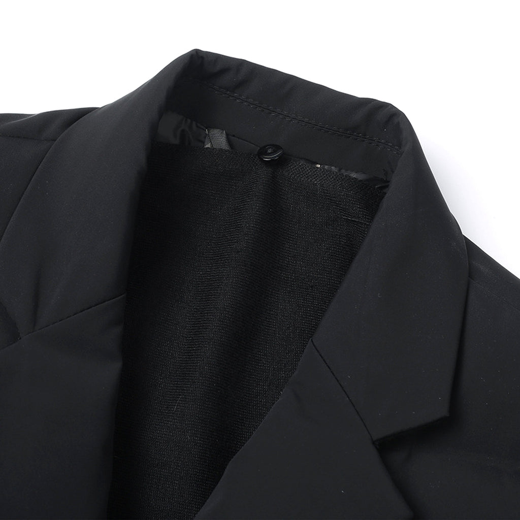 A.1 Men's Scarf Collar Cold-proof Down Jacket Coat Mid-length - enhanced image 4