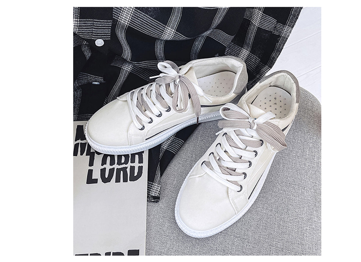 Men's Shoes Summer New Breathable Thin Sneakers Casual Low Top - enhanced image 4