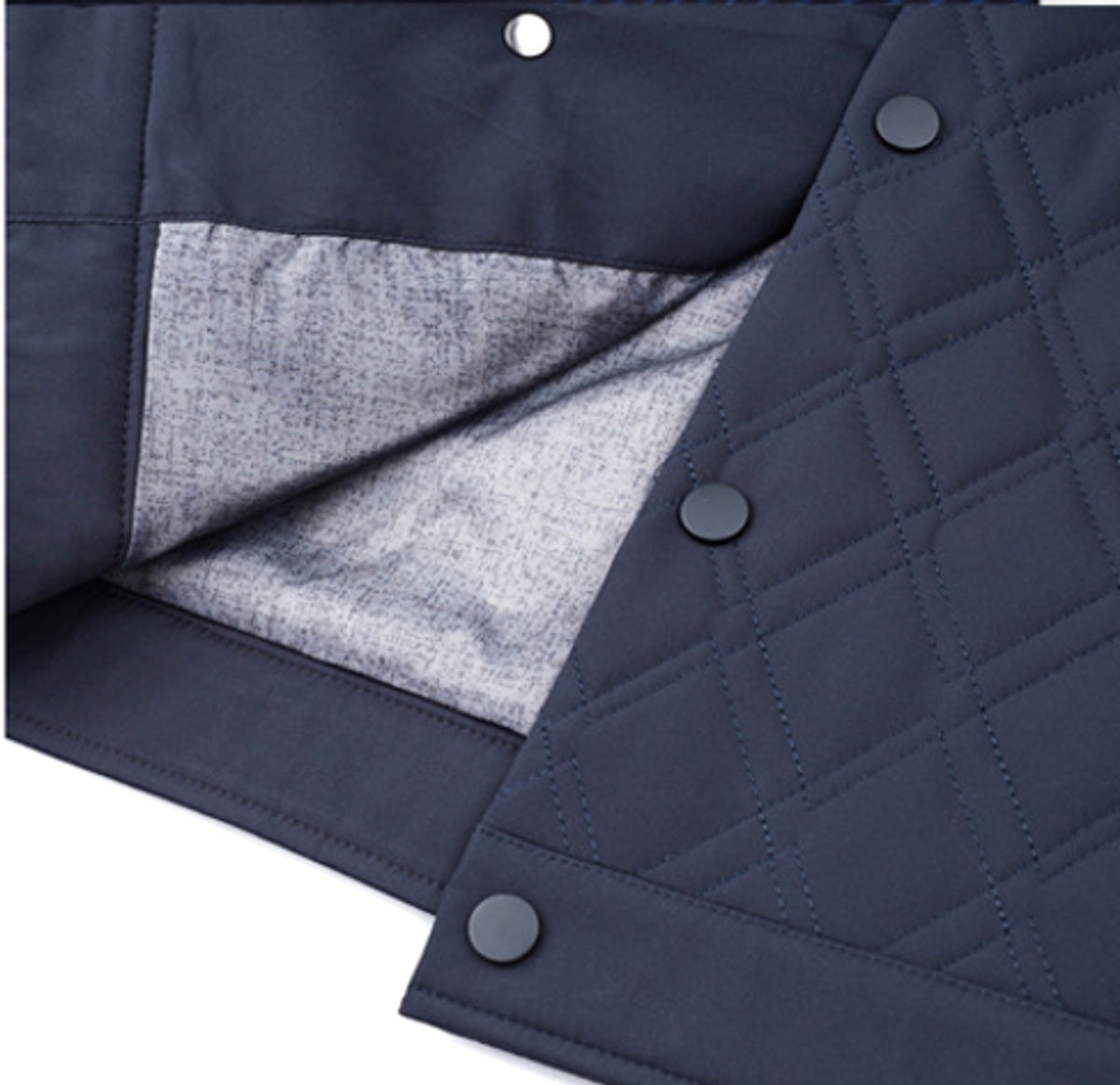 Men's Simple Casual Cotton-padded Jacket With Mulberry Silk - enhanced image 4