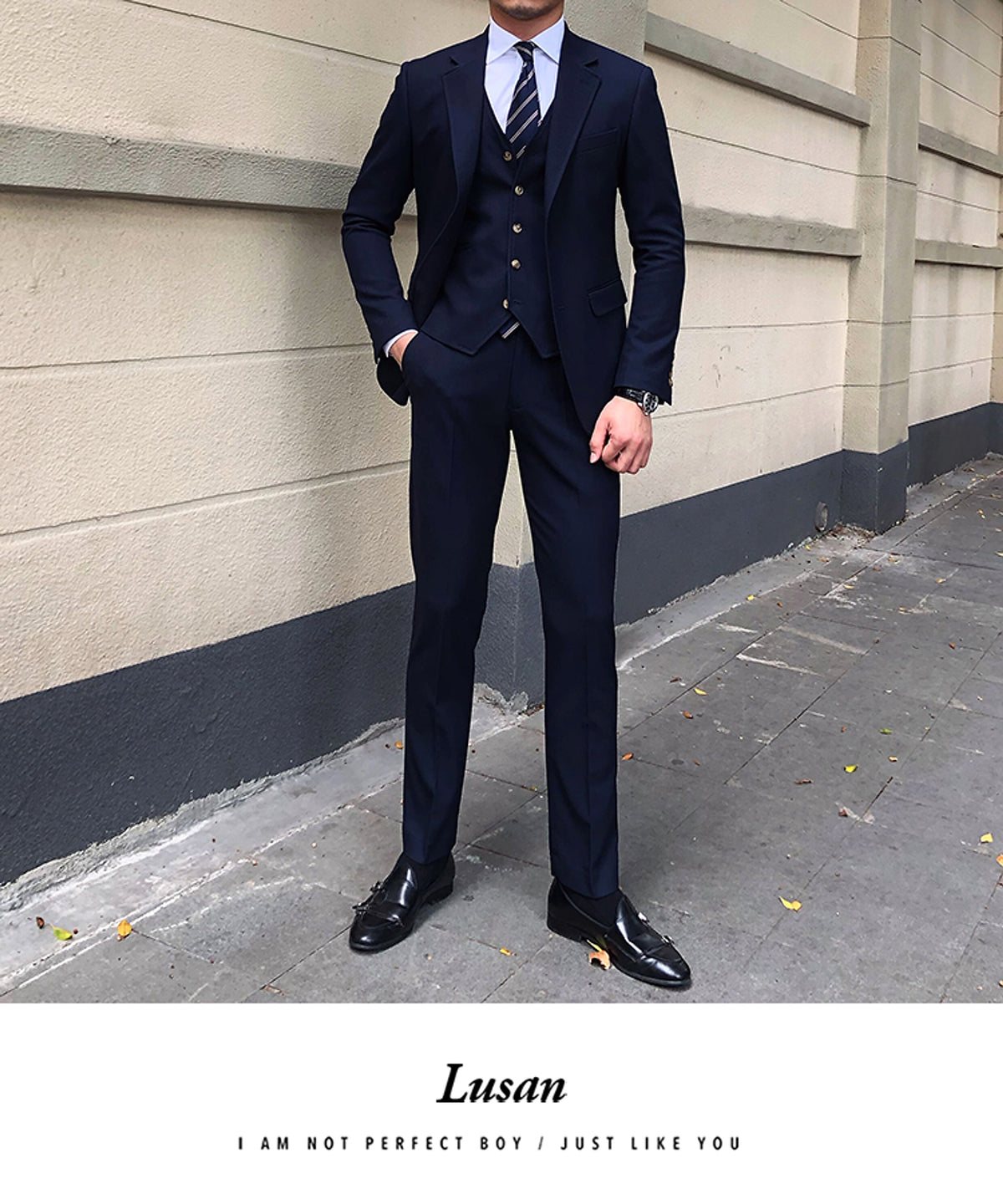 Vérselle™ – Slim-Fit Modern Three-Piece Suit - enhanced image 4