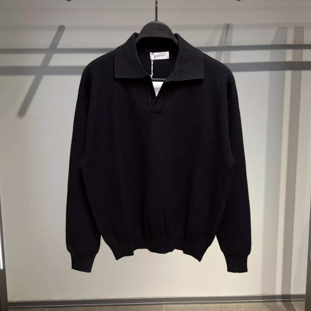 Men's Spring And Autumn Knitted Sweater - enhanced image 4