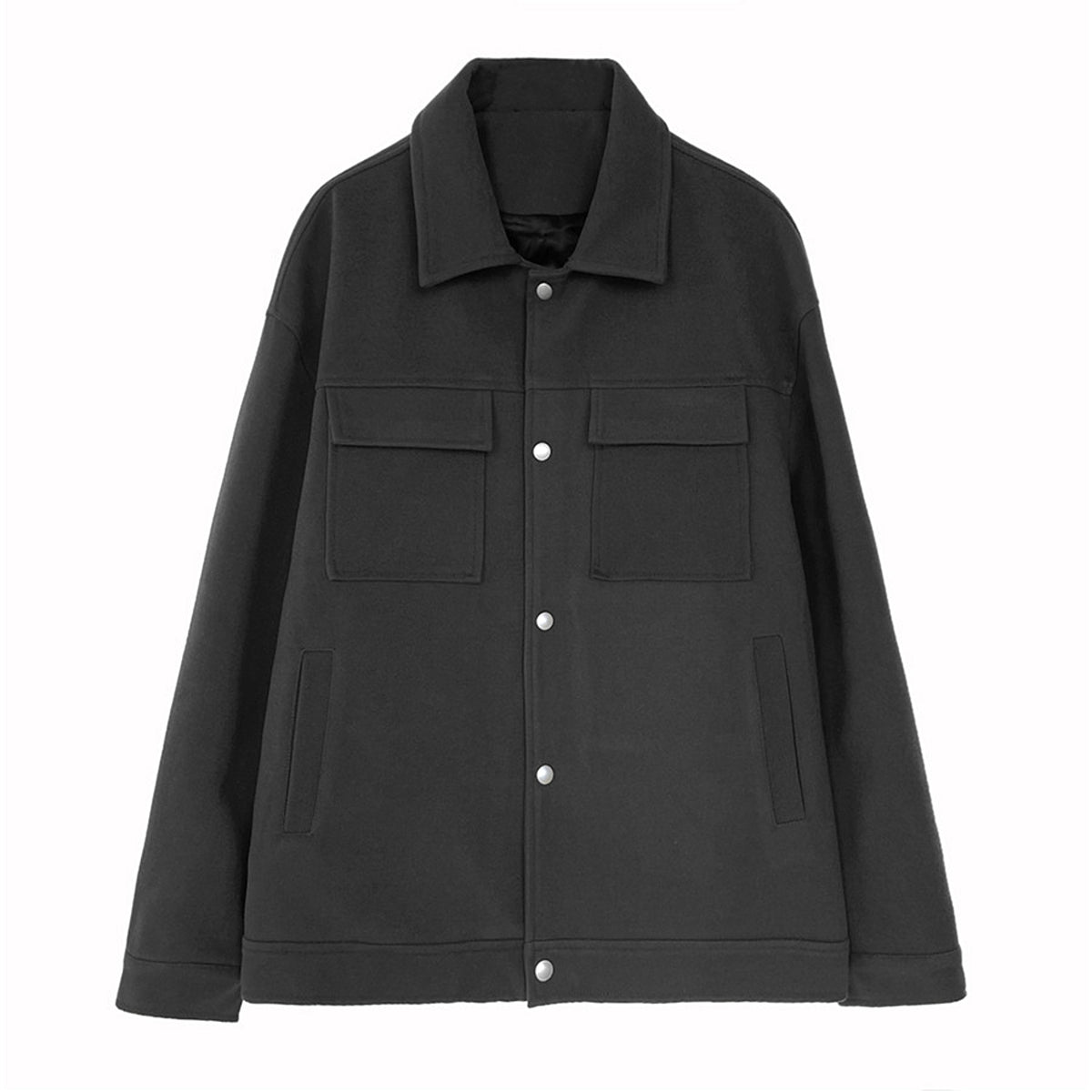 Men's Thick Loose Casual Short Jacket - enhanced image 4